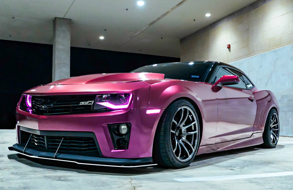 Chevrolet Camaro ZL1 on Vors TR4 Hyper Black 19x10 photo 6