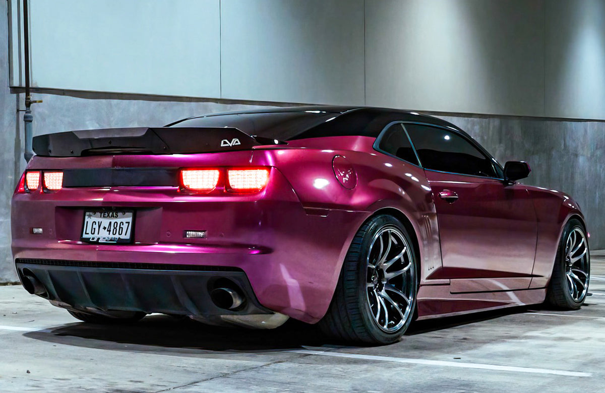 Chevrolet Camaro ZL1 on Vors TR4 Hyper Black 19x10 photo 7