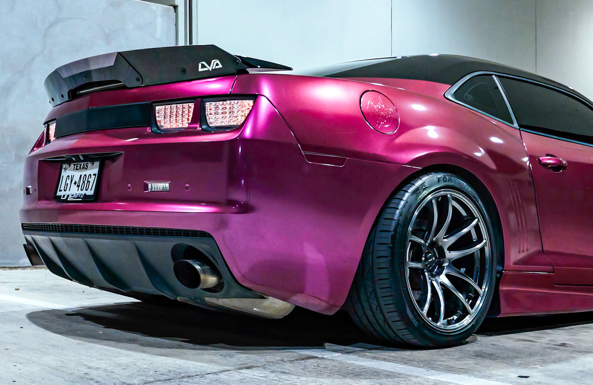 Chevrolet Camaro ZL1 on Vors TR4 Hyper Black 19x10 photo 9