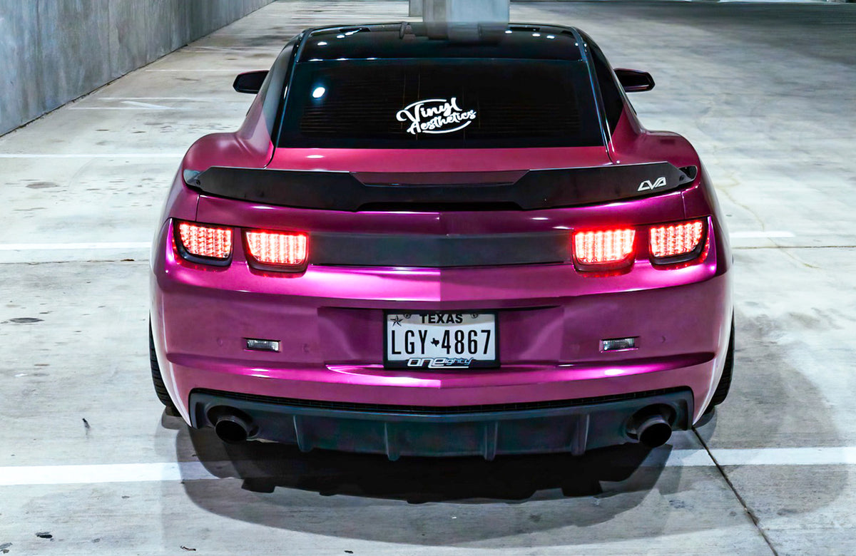 Chevrolet Camaro ZL1 on Vors TR4 Hyper Black 19x10 photo 10