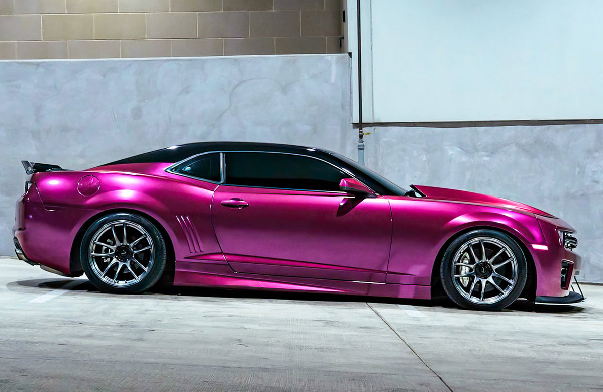 Chevrolet Camaro ZL1 on Vors TR4 Hyper Black 19x10 photo 11