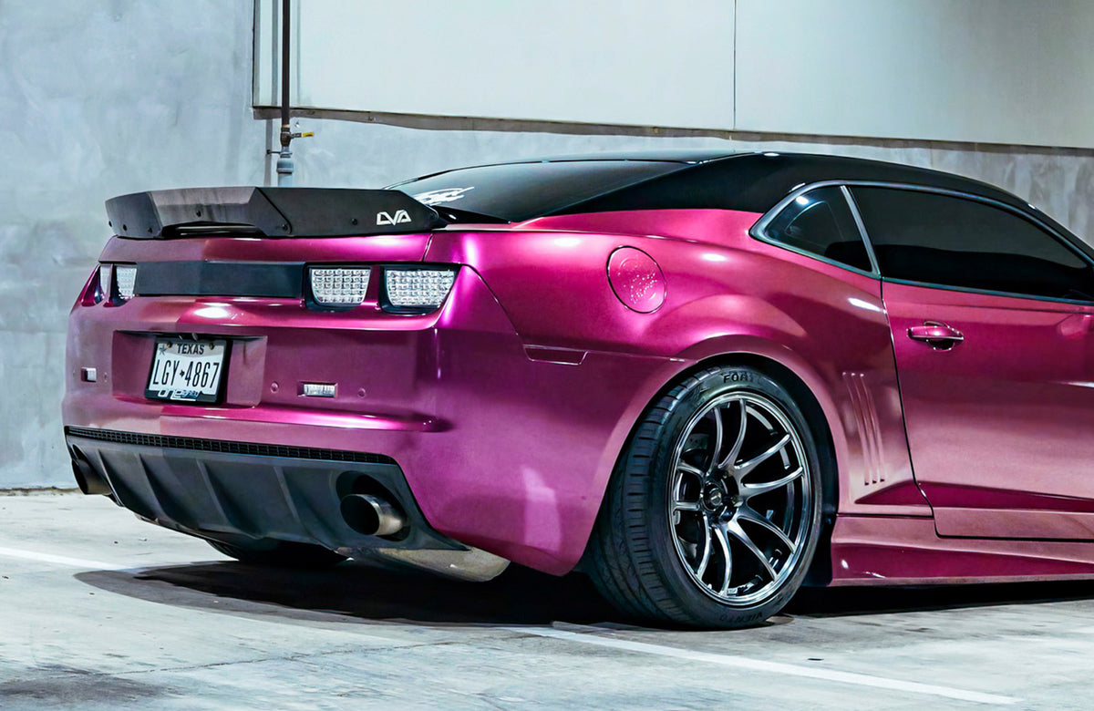 Chevrolet Camaro ZL1 on Vors TR4 Hyper Black 19x10 photo 13