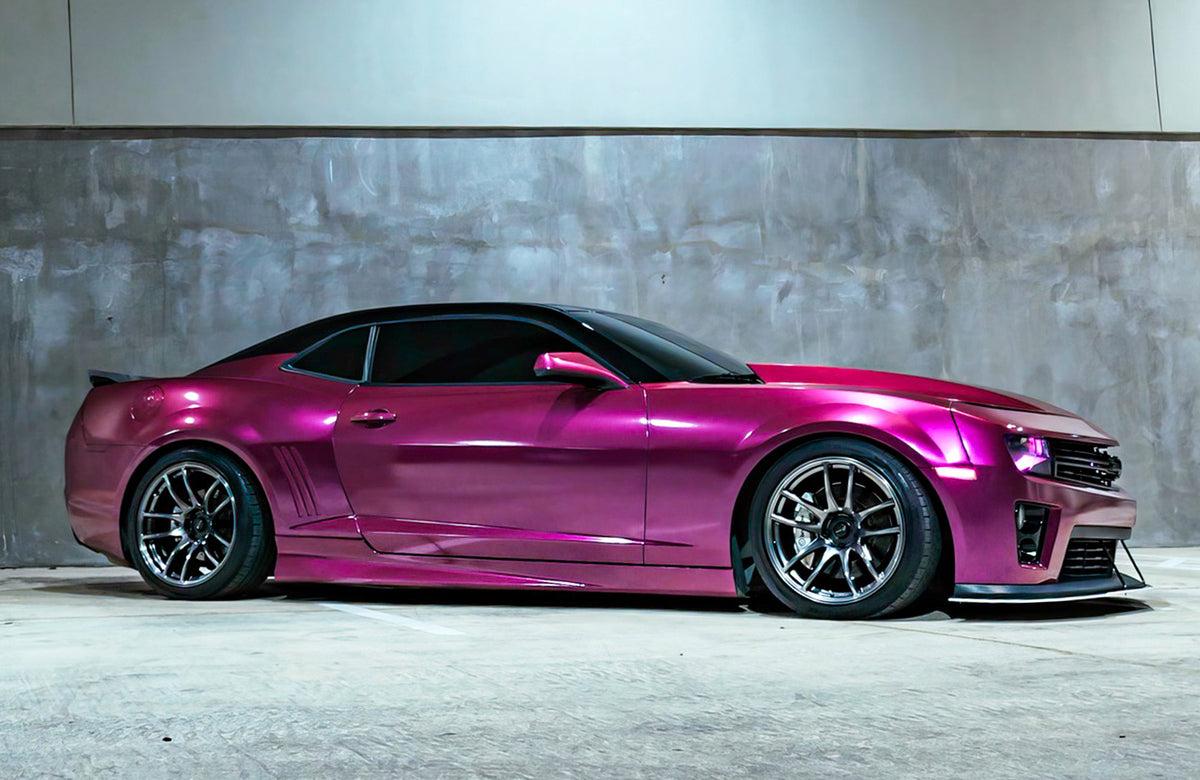 Chevrolet Camaro ZL1 on Vors TR4 Hyper Black 19x10 photo 16