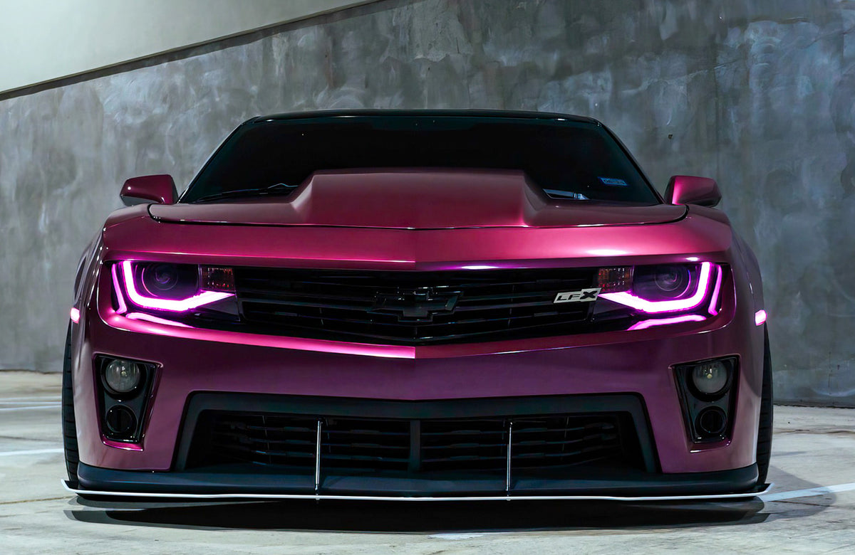 Chevrolet Camaro ZL1 on Vors TR4 Hyper Black 19x10 photo 17
