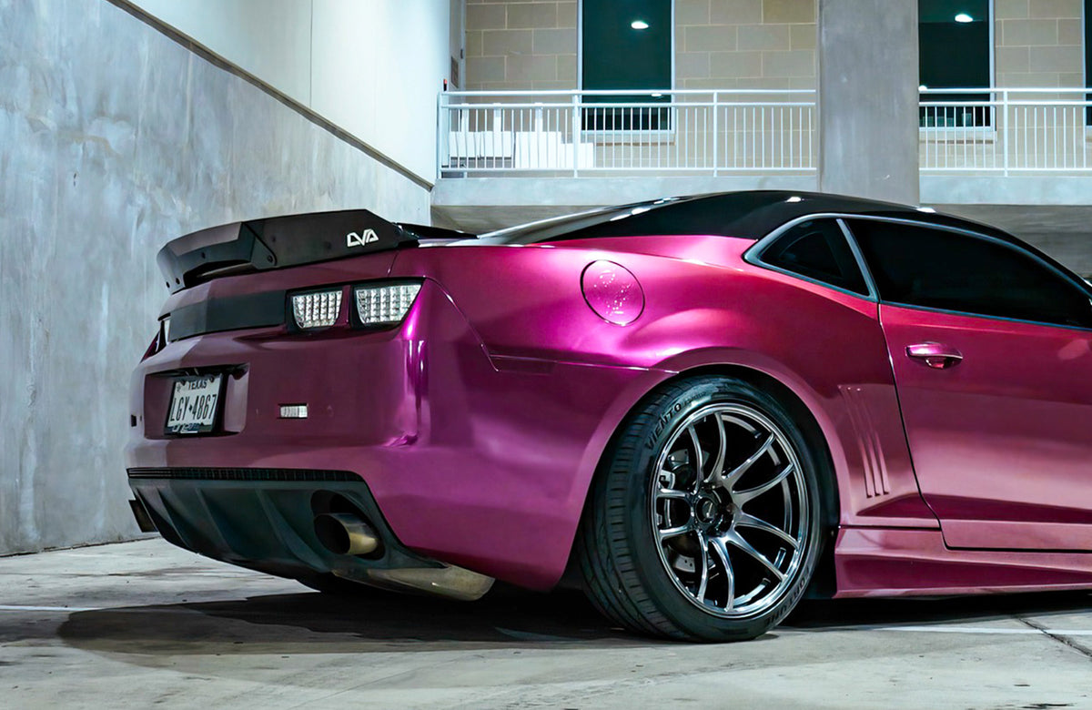 Chevrolet Camaro ZL1 on Vors TR4 Hyper Black 19x10 photo 18