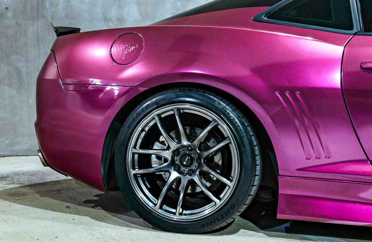 Chevrolet Camaro ZL1 on Vors TR4 Hyper Black 19x10 photo 21