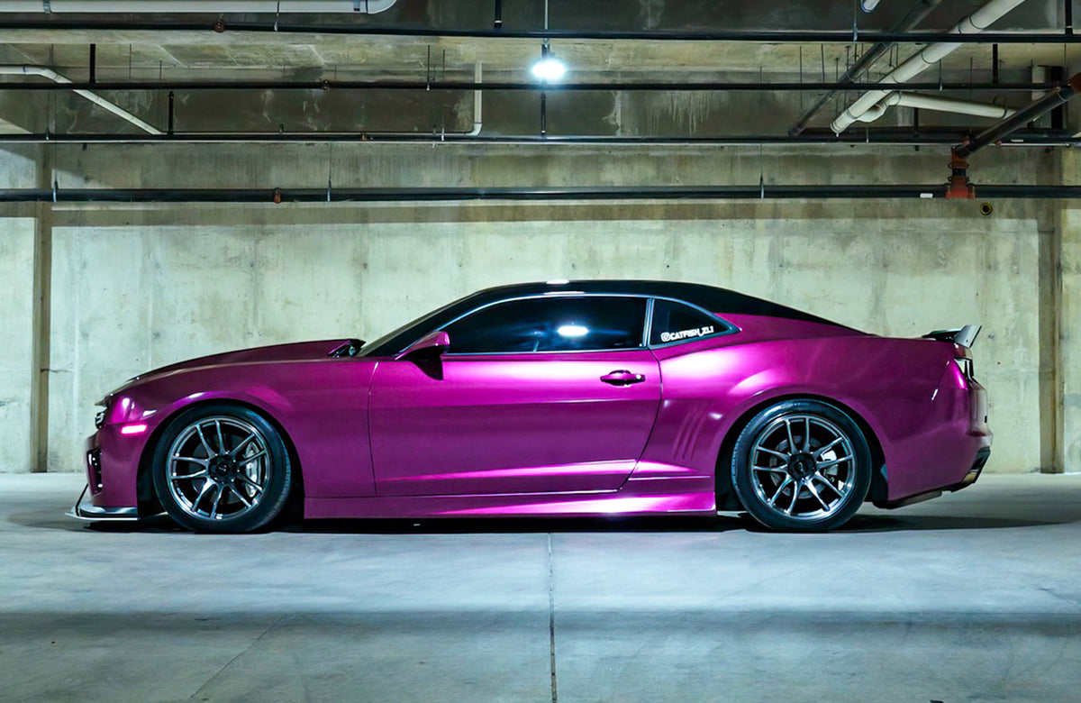 Chevrolet Camaro ZL1 on Vors TR4 Hyper Black 19x10 photo 22