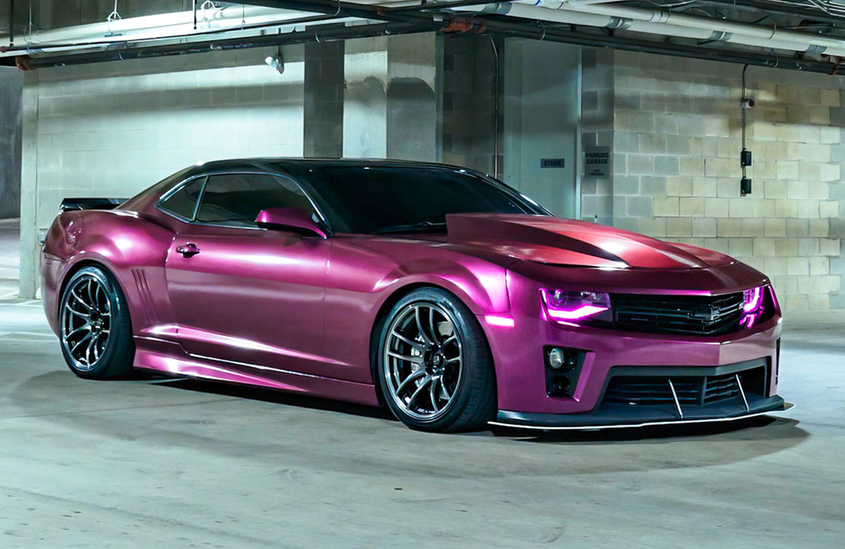 Chevrolet Camaro ZL1 on Vors TR4 Hyper Black 19x10 photo 23