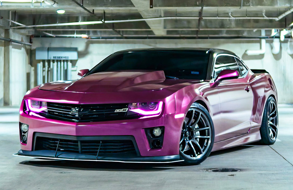 Chevrolet Camaro ZL1 on Vors TR4 Hyper Black 19x10 photo 24