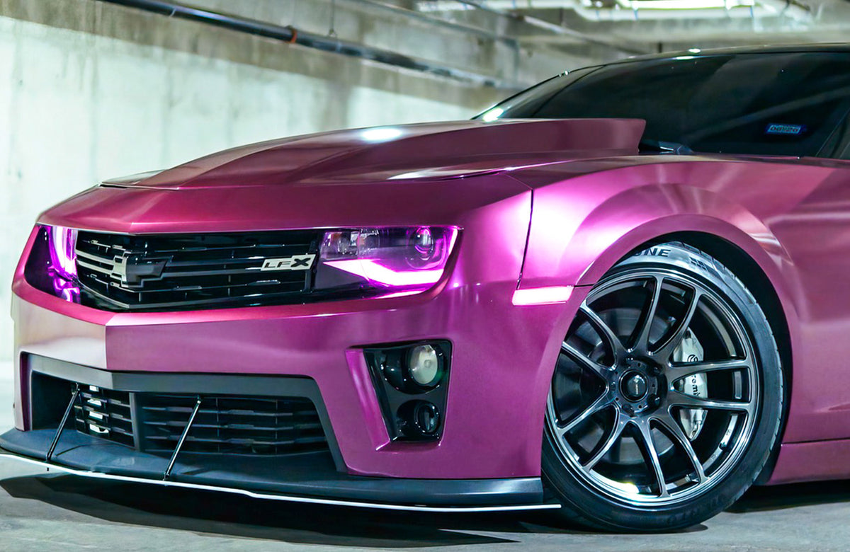 Chevrolet Camaro ZL1 on Vors TR4 Hyper Black 19x10 photo 26