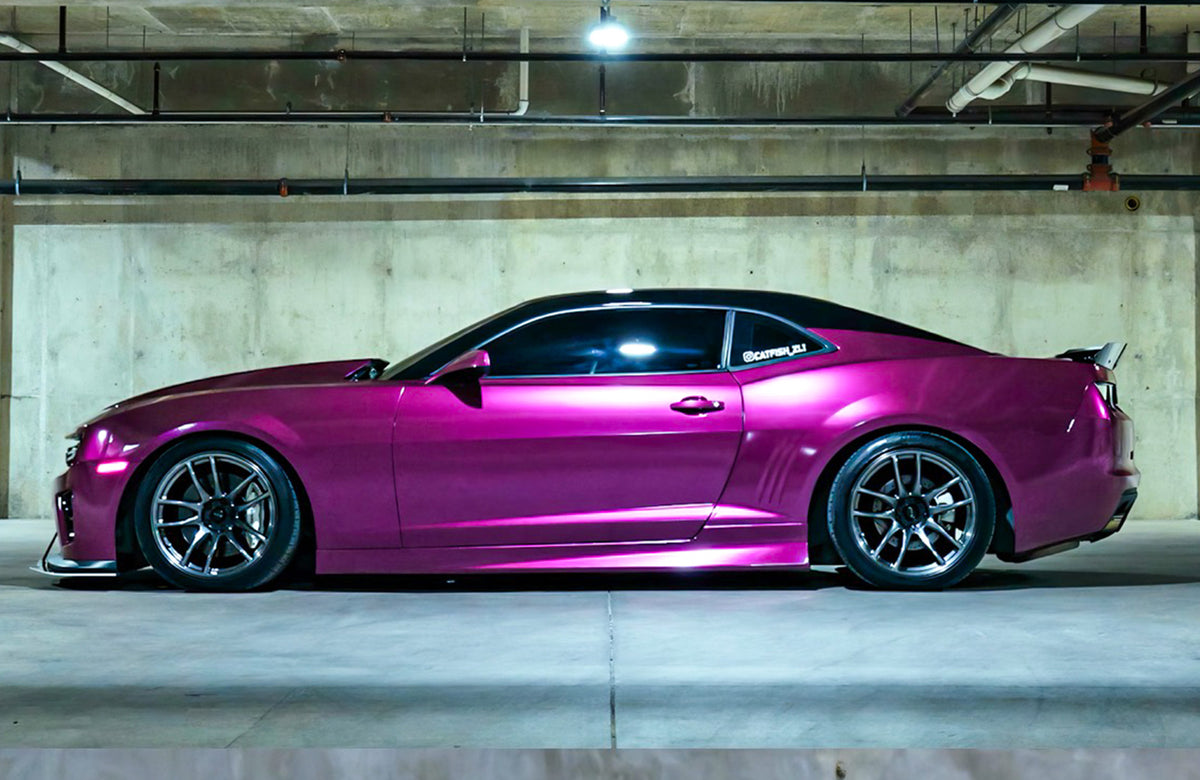 Chevrolet Camaro ZL1 on Vors TR4 Hyper Black 19x10 photo 32