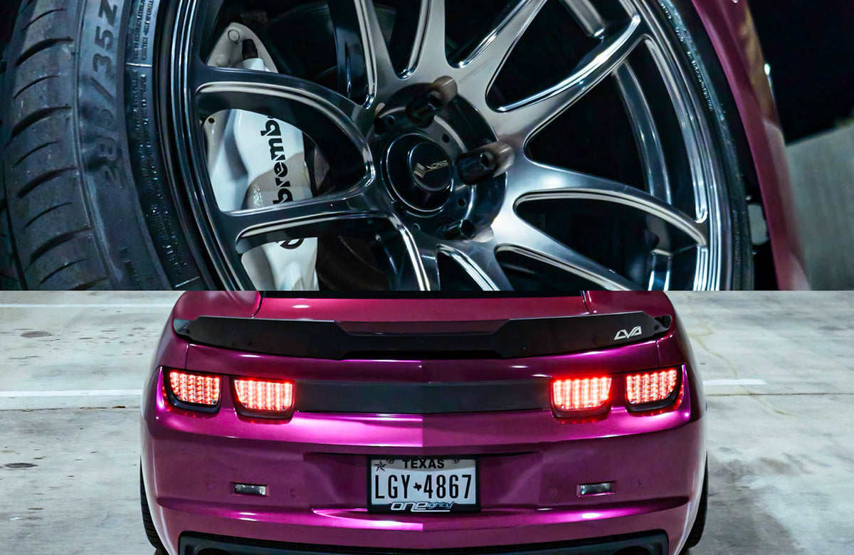 Chevrolet Camaro ZL1 on Vors TR4 Hyper Black 19x10 photo 38