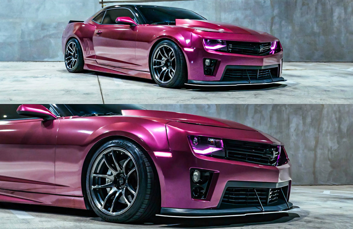 Chevrolet Camaro ZL1 on Vors TR4 Hyper Black 19x10 photo 37