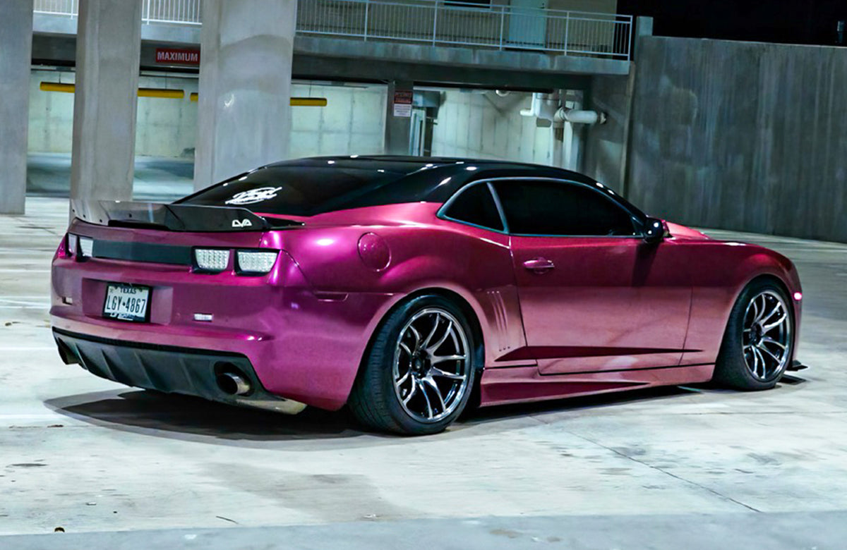 Chevrolet Camaro ZL1 on Vors TR4 Hyper Black 19x10 photo 39