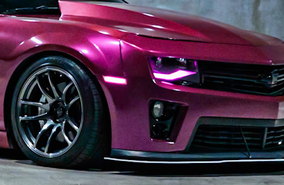 Chevrolet Camaro ZL1 on Vors TR4 Hyper Black 19x10 photo 41