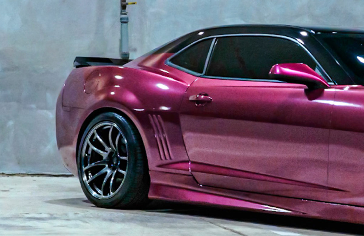 Chevrolet Camaro ZL1 on Vors TR4 Hyper Black 19x10 photo 42