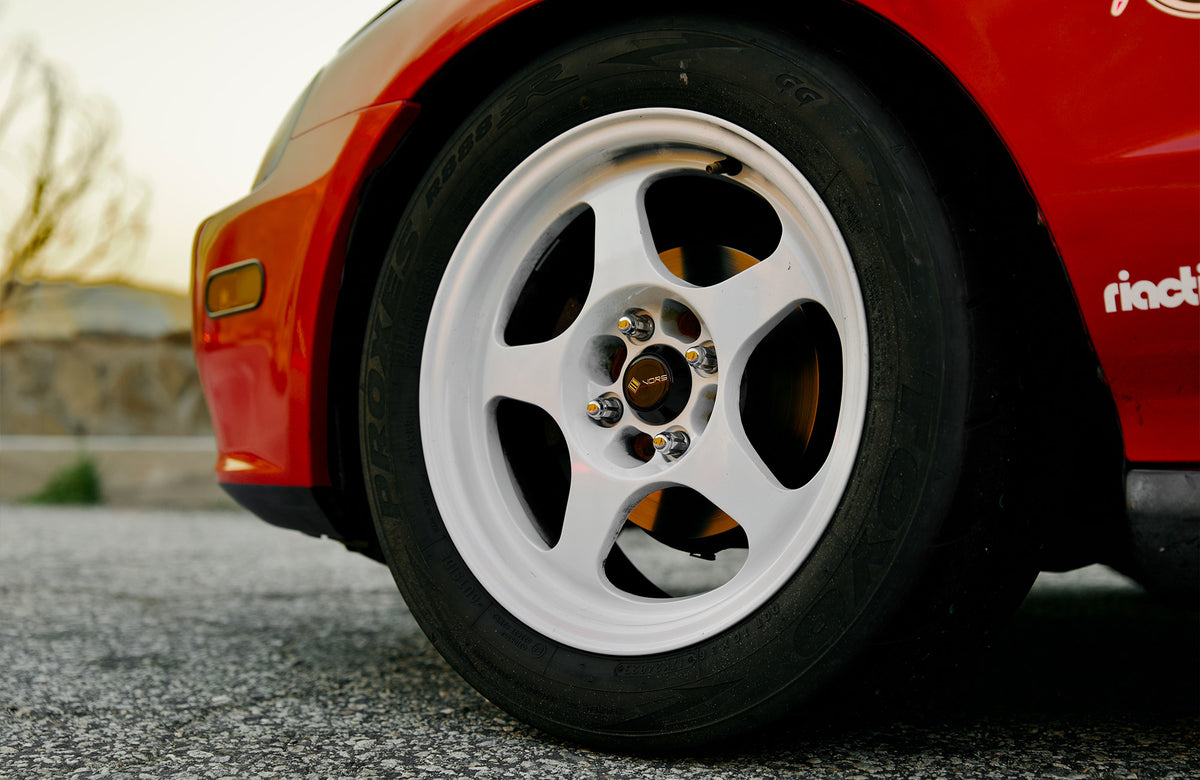 Honda Civic del Sol on Vors SP1 White 15x7 +35 photo 2