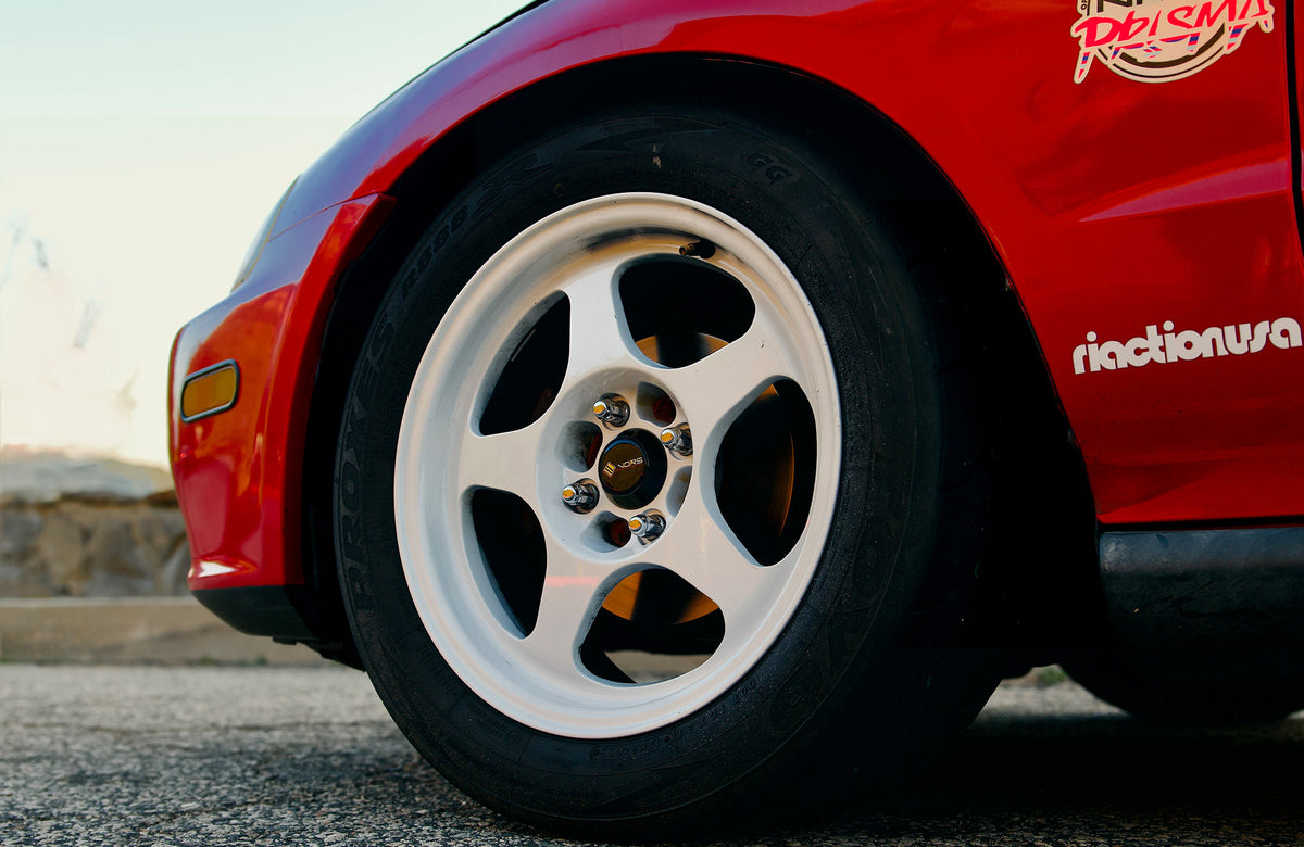 Honda Civic del Sol on Vors SP1 White 15x7 +35 photo 3