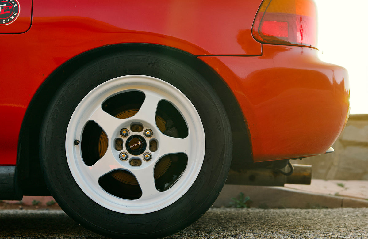 Honda Civic del Sol on Vors SP1 White 15x7 +35 photo 6