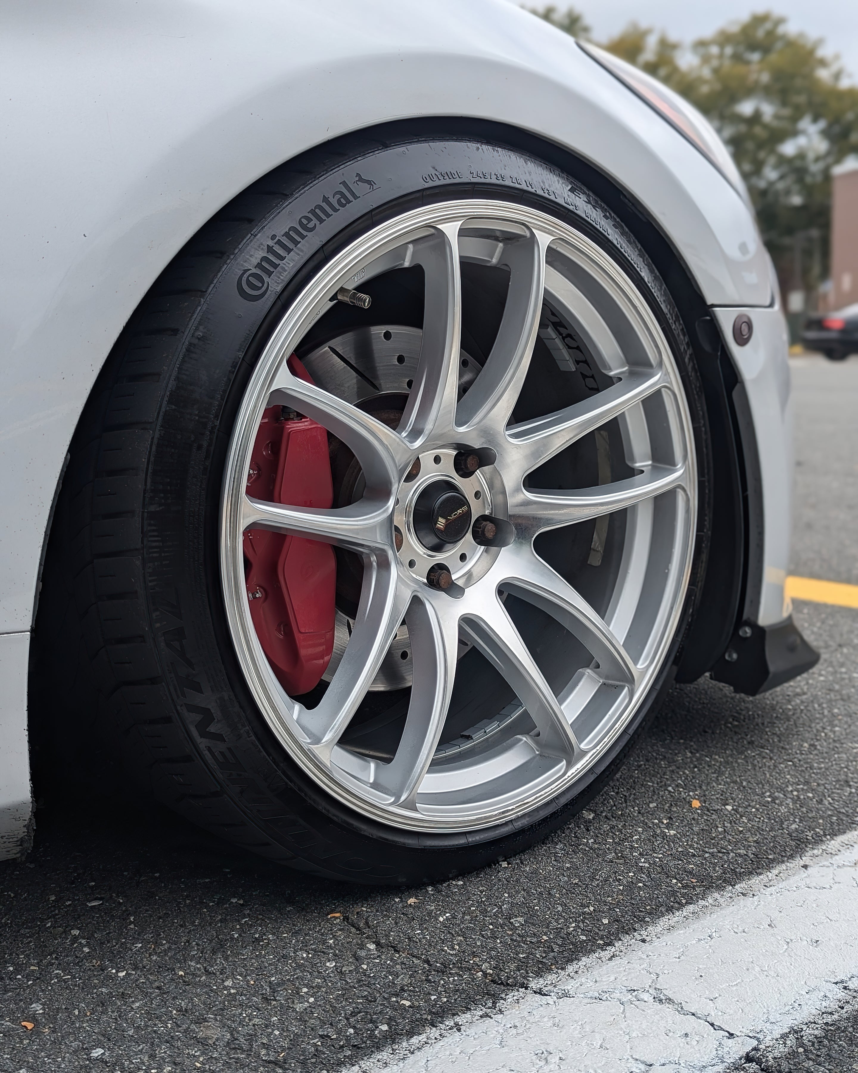 『HAMI VEN BLACK×SILVER』 MST / FX Wheel (4pcs) / Color: Silver Black (Dark Chrome