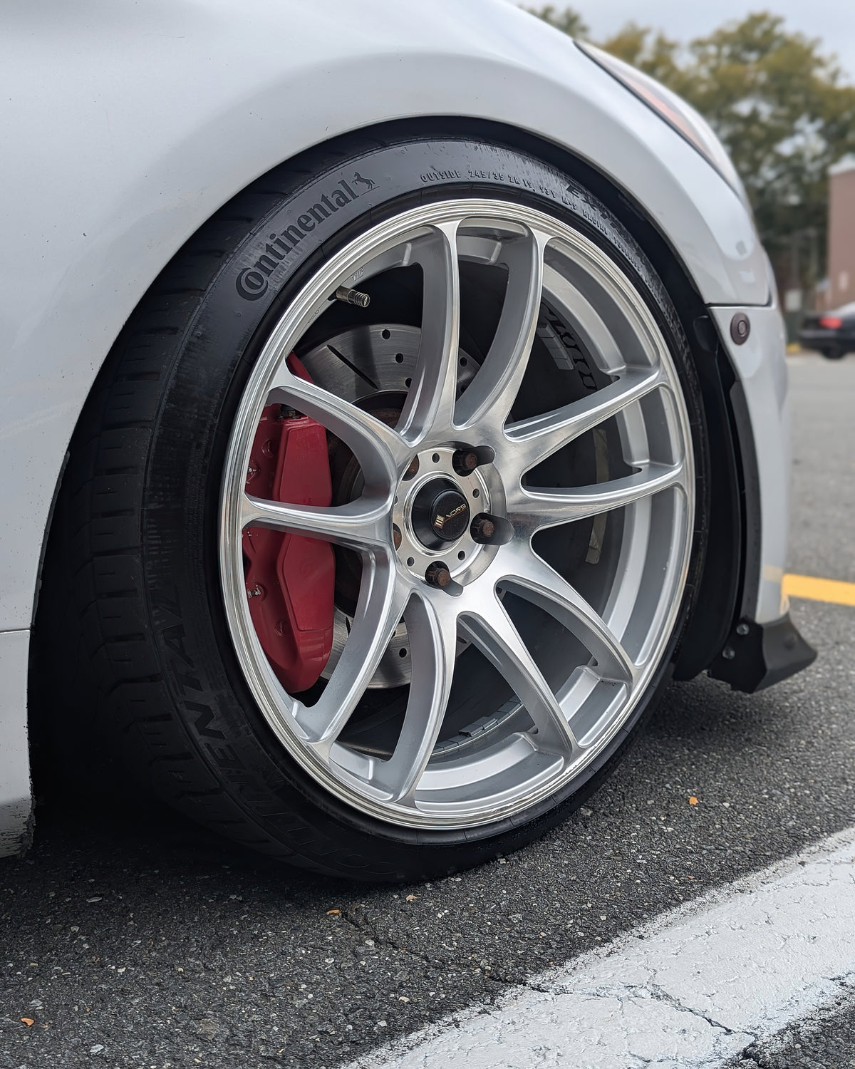 Hyundai Genesis Coupe on Vors TR4 Silver Machined 19x9.5 photo 2