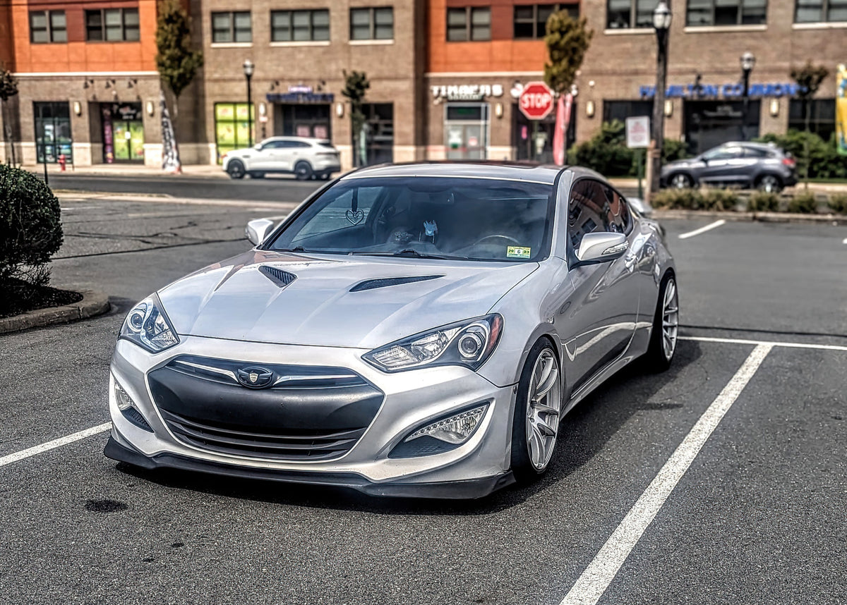 Hyundai Genesis Coupe on Vors TR4 Silver Machined 19x9.5 photo 3