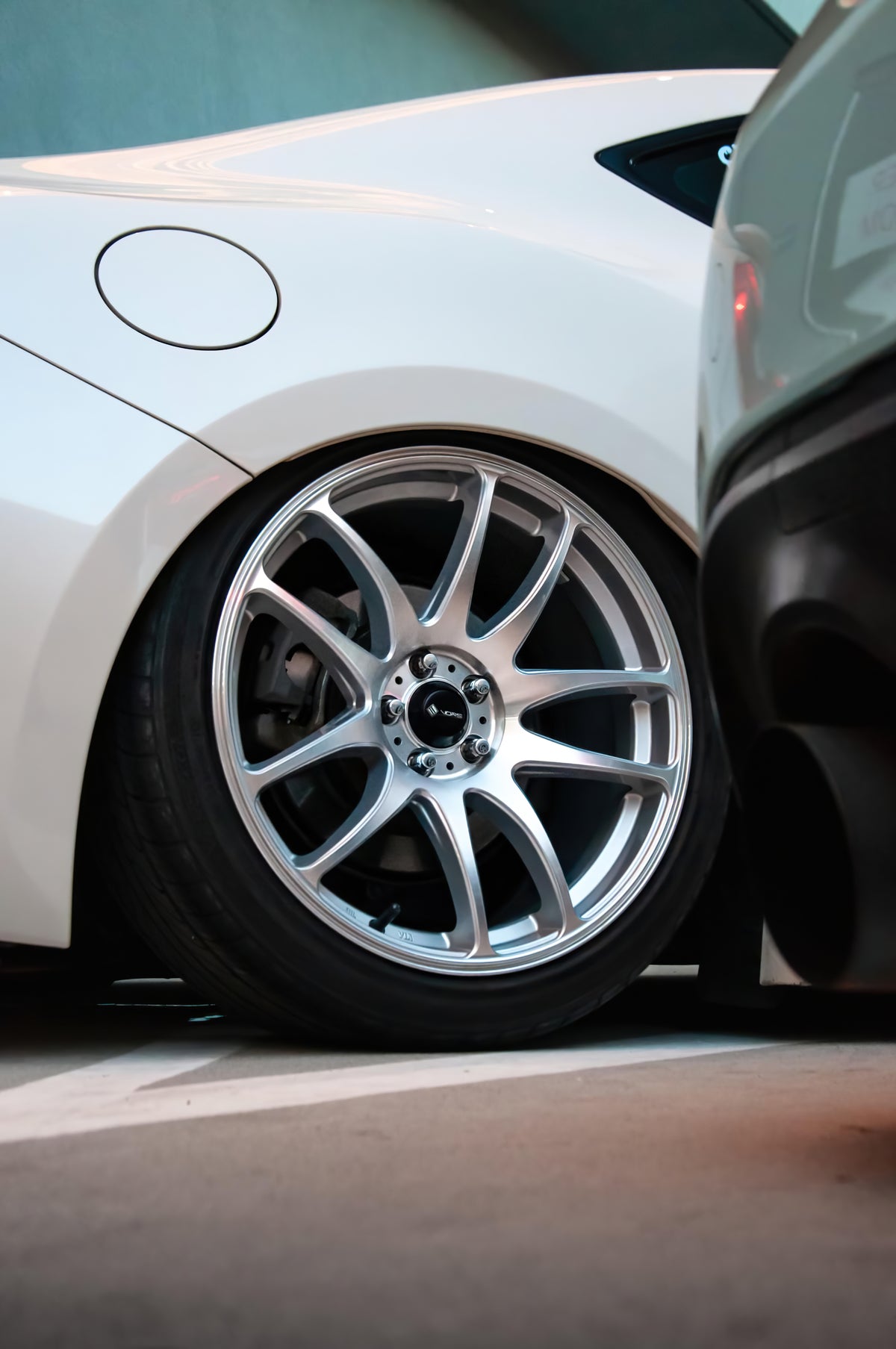 Toyota GT86 on Vors TR4 Silver Machined 18x8.5 photo 4
