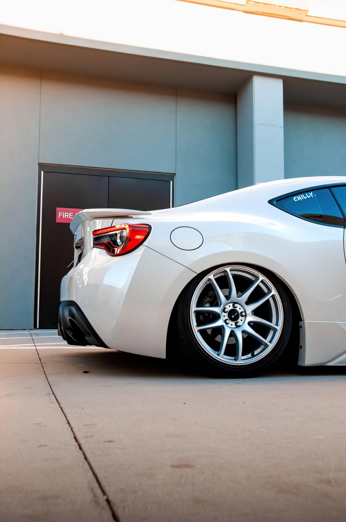 Toyota GT86 on Vors TR4 Silver Machined 18x8.5 photo 3